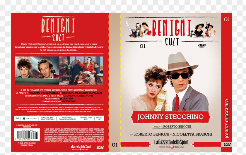 Johnny Stecchino Film Comico Streaming Media Cinematography Tuttobenigni 95/96 PNG