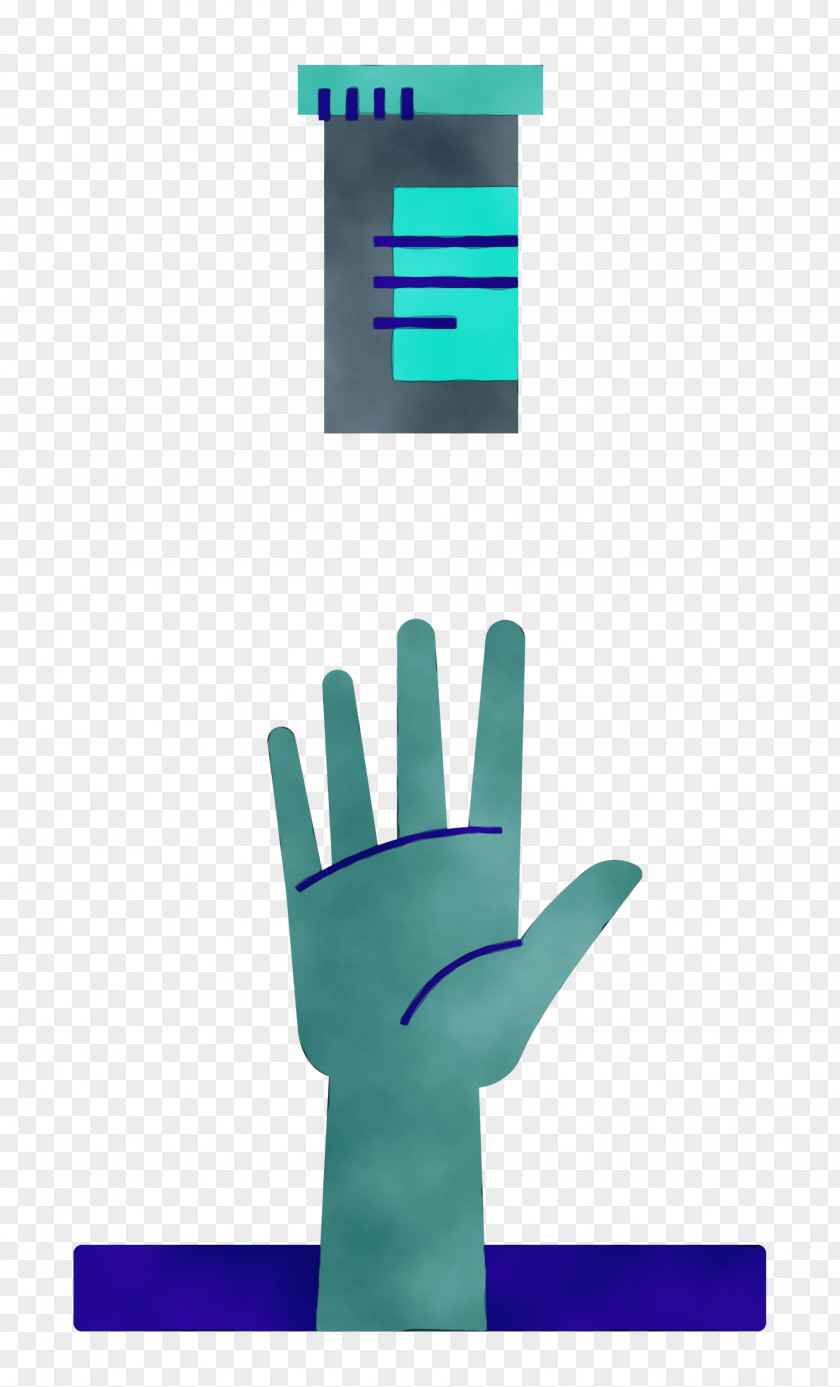 Medical Glove Glove Font H&m Turquoise PNG