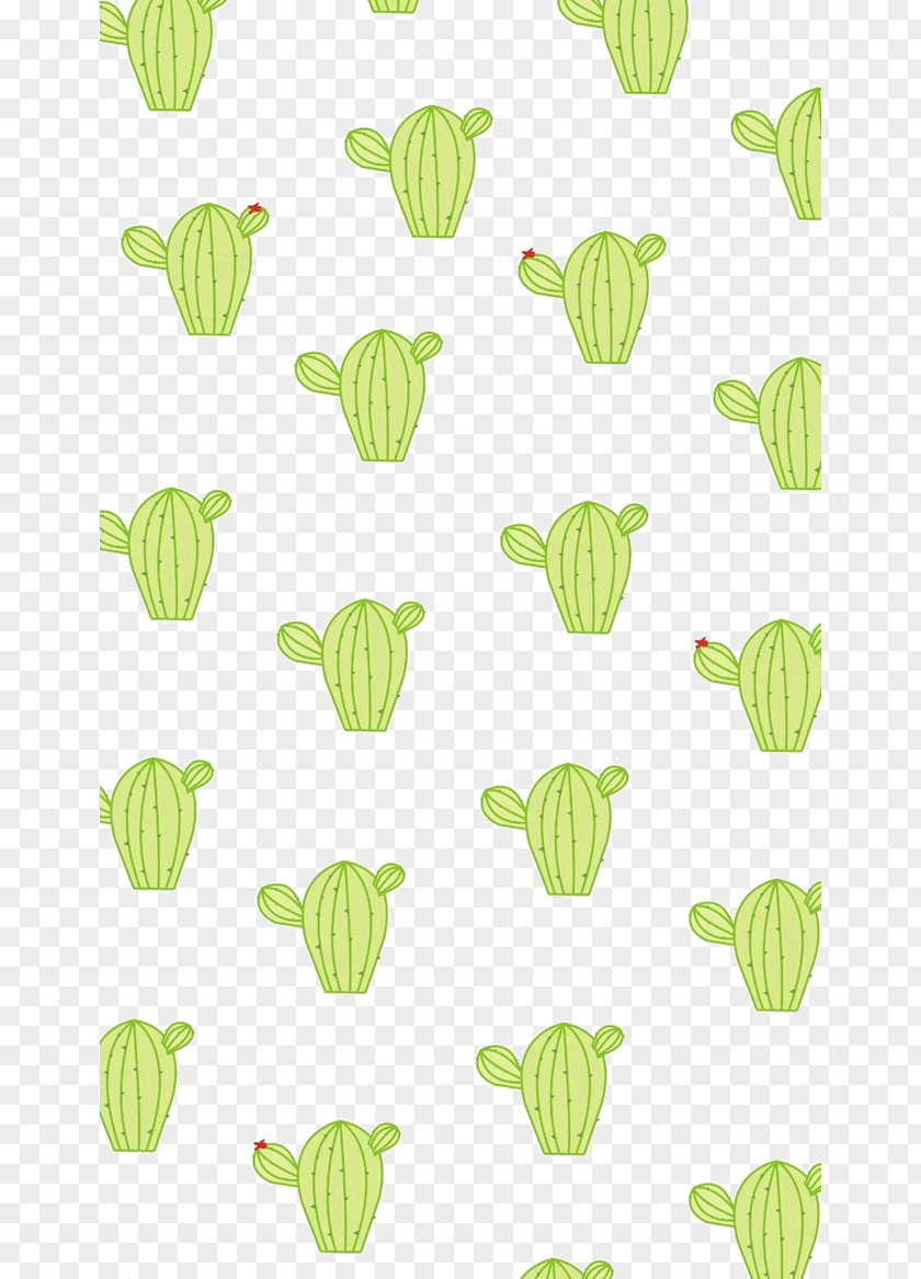 Prickly Pear Phone Spoonflower Cactaceae Textile Pattern PNG