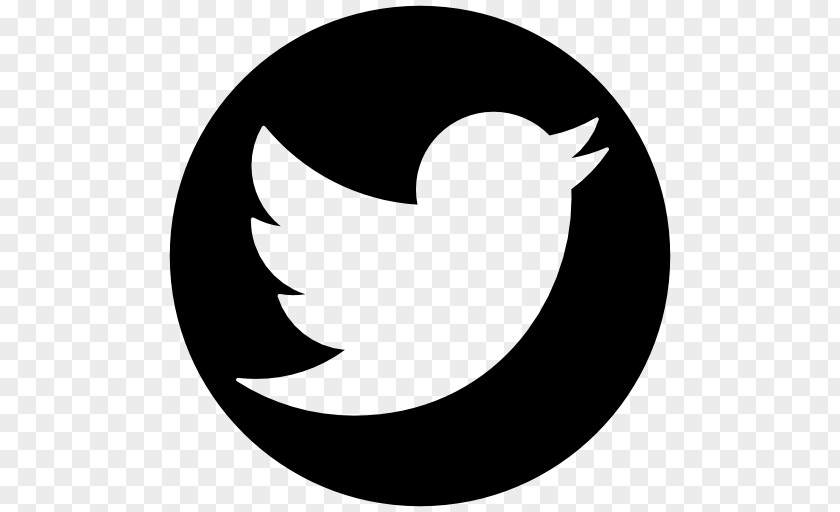 Twitter Header Logo Black And White PNG