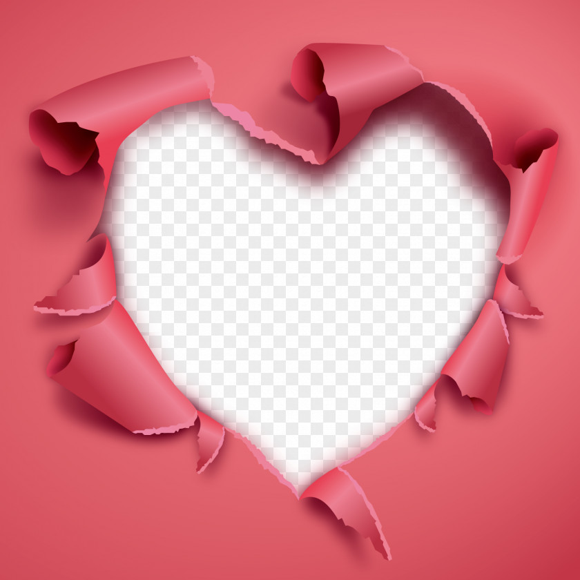 Vector Heart Valentine's Day Clip Art PNG