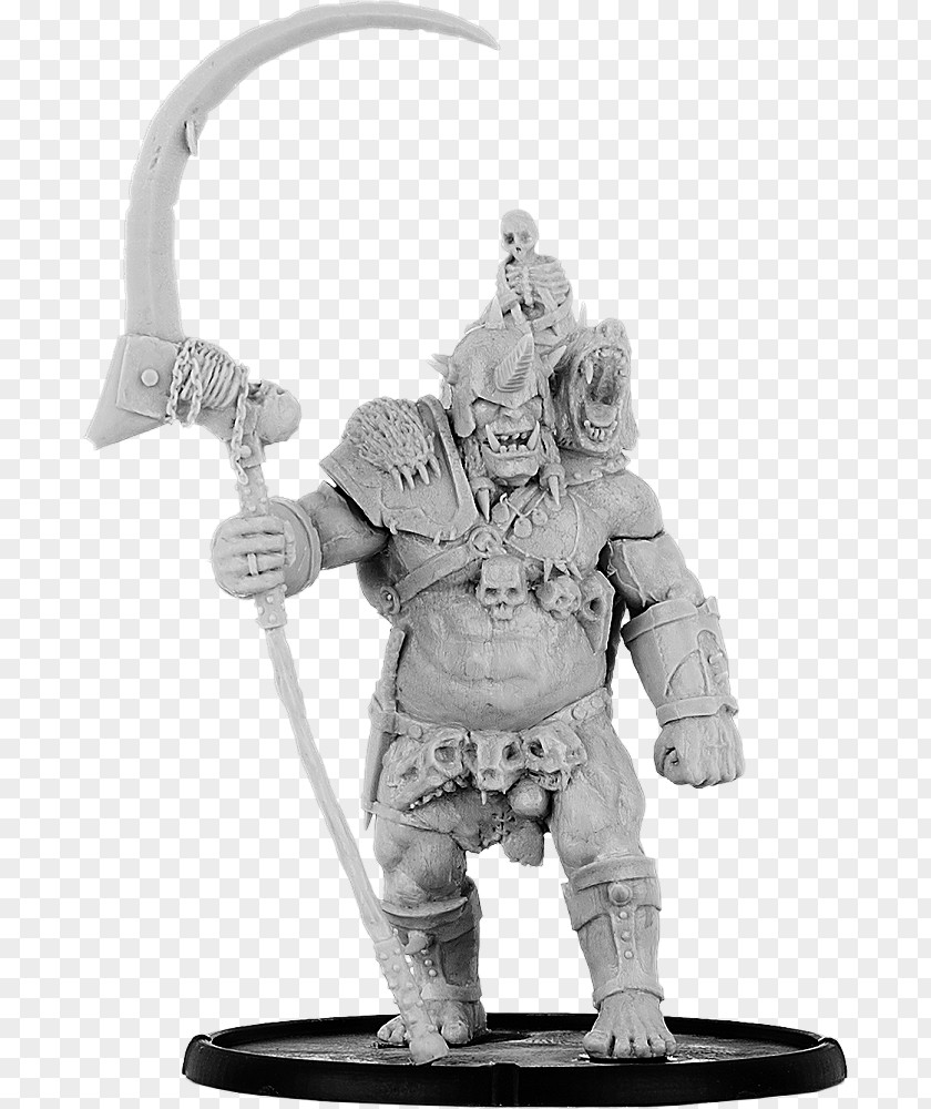 Beastmen Oghur Miniature Figure Cadwallon Wargaming Rackham PNG