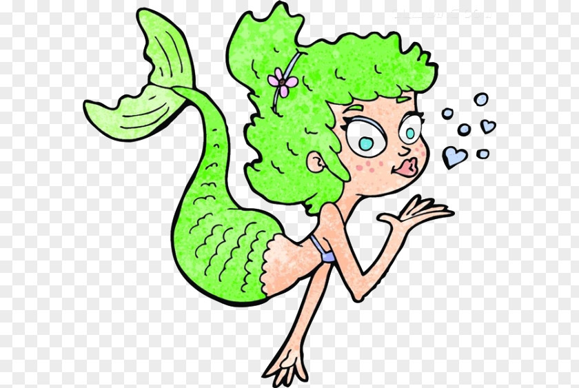 Creative Cartoon Mermaid Royalty-free Clip Art PNG