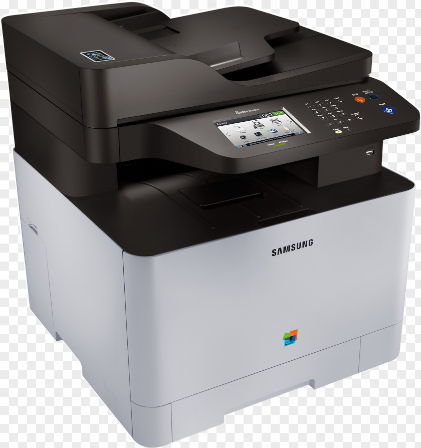 Hewlett-packard Samsung Xpress C1860 Hewlett-Packard HP Inc. SL-C1860FW Printing Multi-function Printer PNG