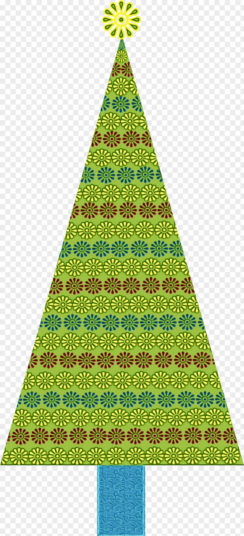 Interior Design Triangle Christmas Tree PNG