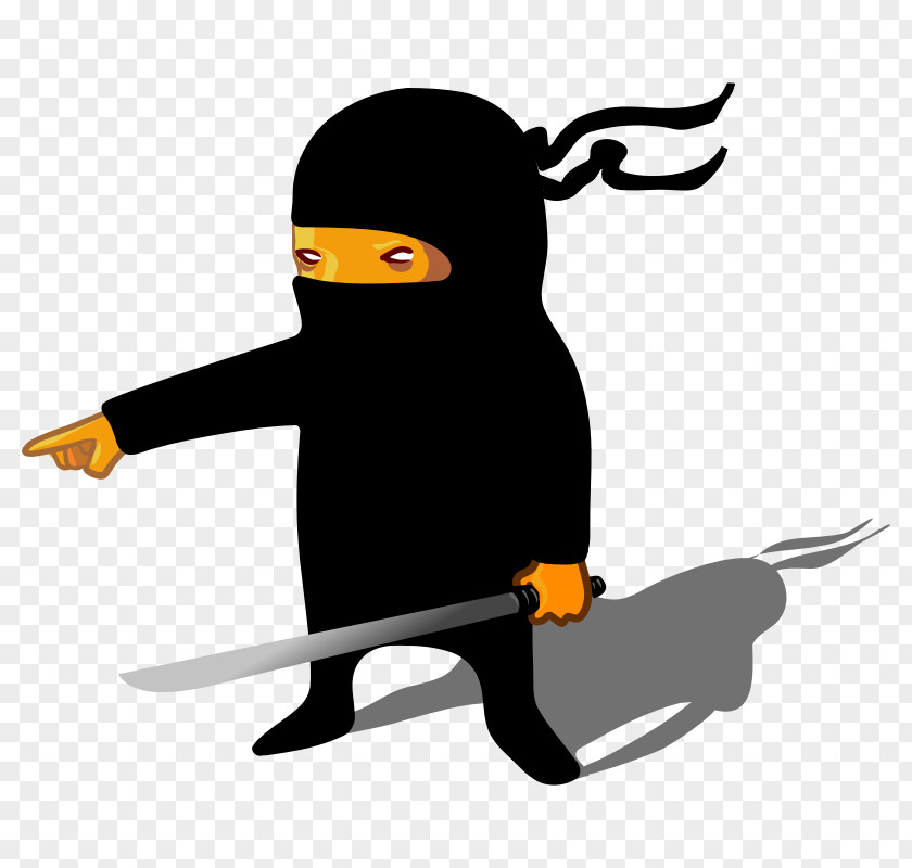 Ninja Ninjatō Sword Clip Art PNG