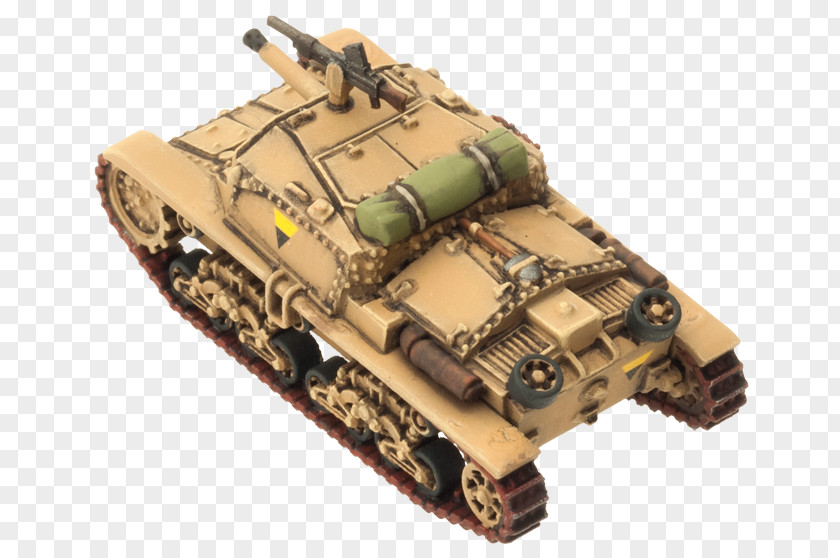 Tank Churchill Semovente Da 75/18 Platoon Fiat M14/41 PNG