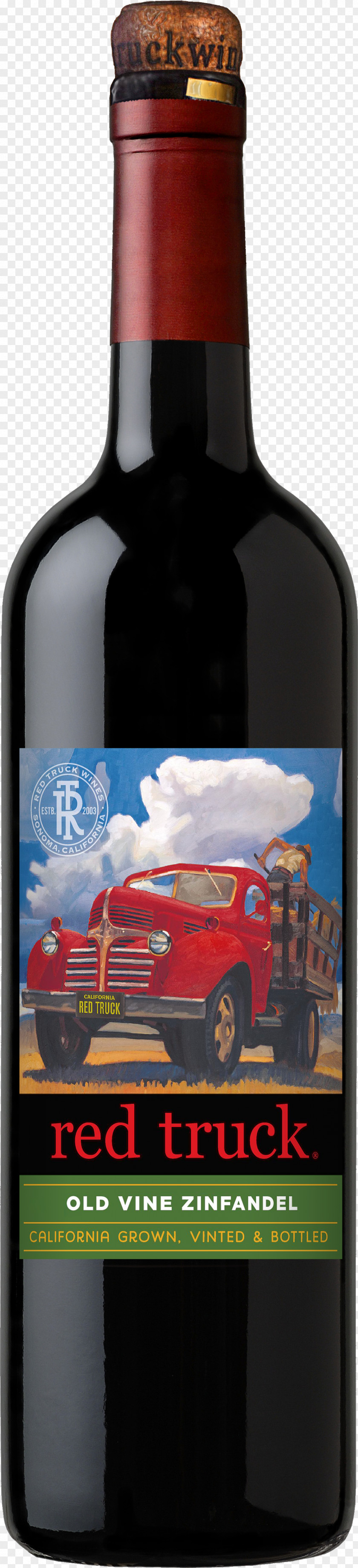 Wine Liqueur Red Truck Wines Sonoma Rosé PNG