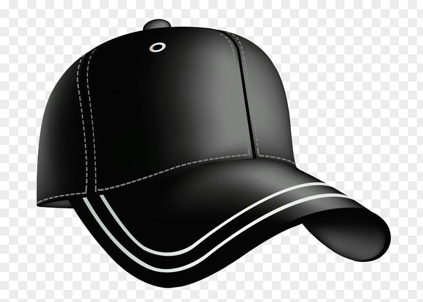 Black Baseball Cap Clip Art PNG