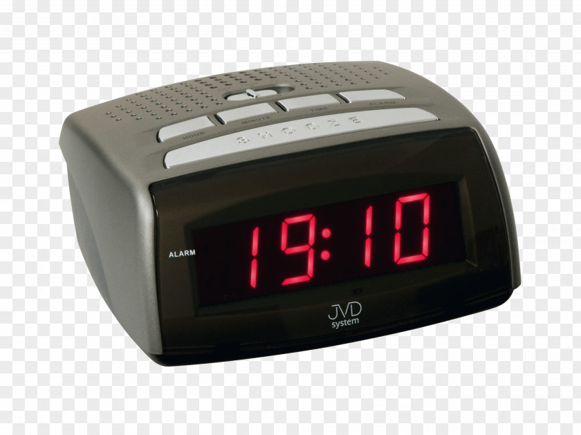 Digital Alarm Clock Clocks Data Radio Light-emitting Diode PNG
