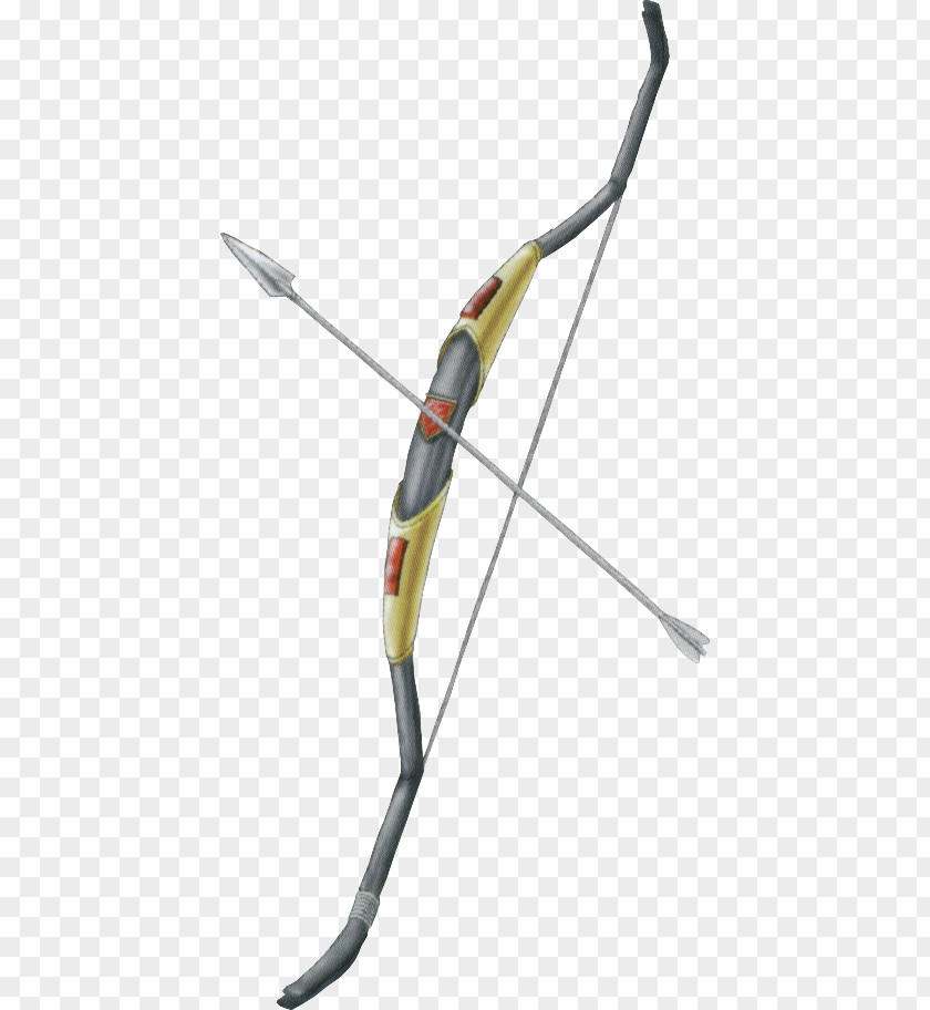 Fire Emblem Archery Bow And Arrow Ranged Weapon Line PNG