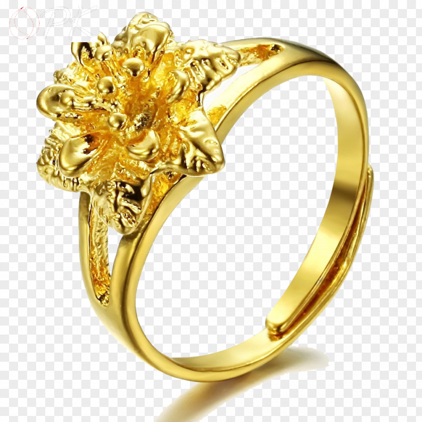 Geld Watercolor Wedding Ring Jewellery Gold PNG