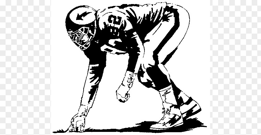 Old Football Cliparts American Flag Player Clip Art PNG