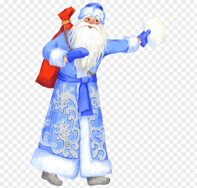 Santa Claus Ded Moroz Snegurochka New Year PNG