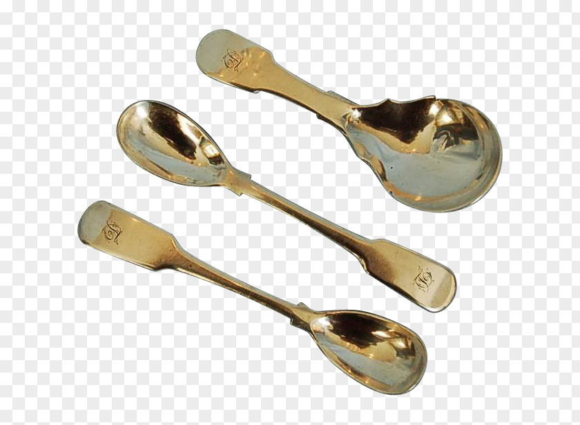 Spoon Caddy 19th Century Sterling Silver PNG