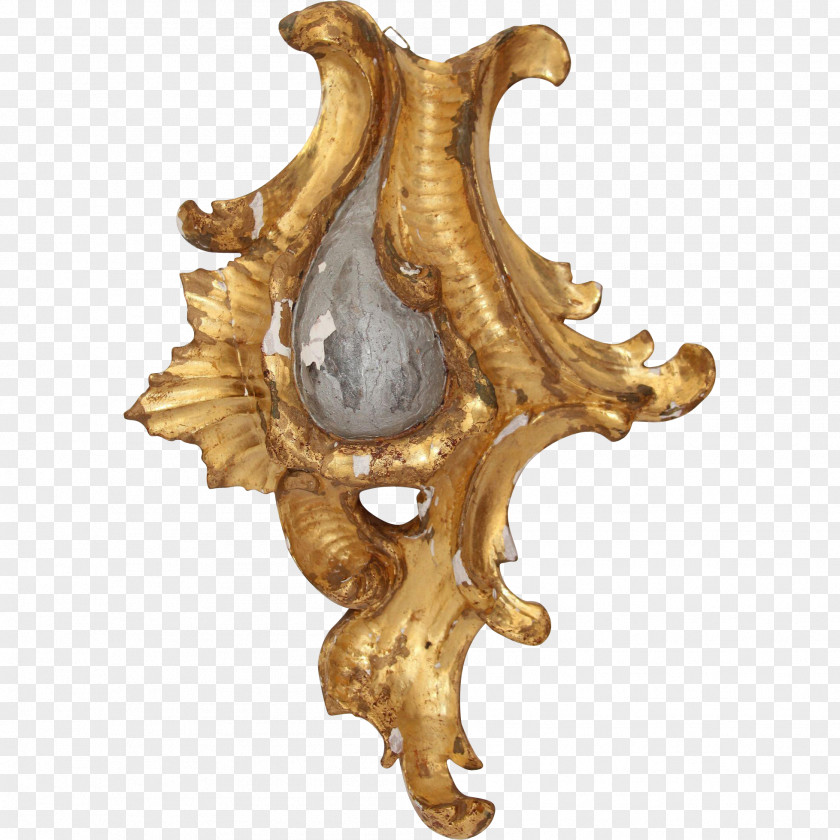 Baroque 18th Century Rococo Ornament Wood Carving PNG