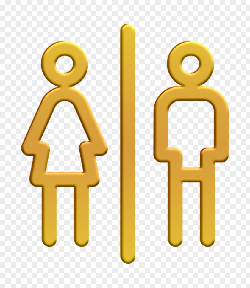 City Elements Icon Toilets Restroom PNG