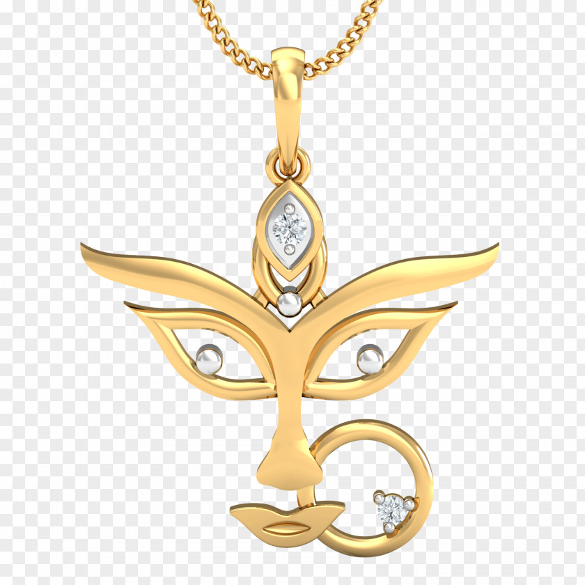 Durga Maa Charms & Pendants Jewellery Necklace Diamond PNG