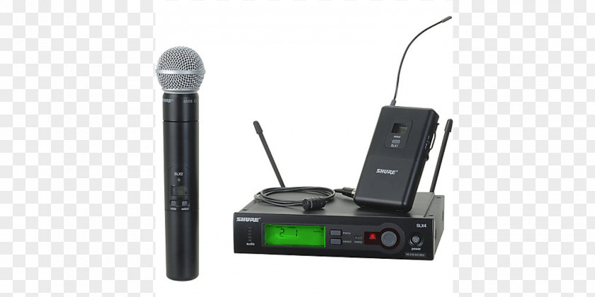 Microphone Wireless Shure SM58 Lavalier PNG
