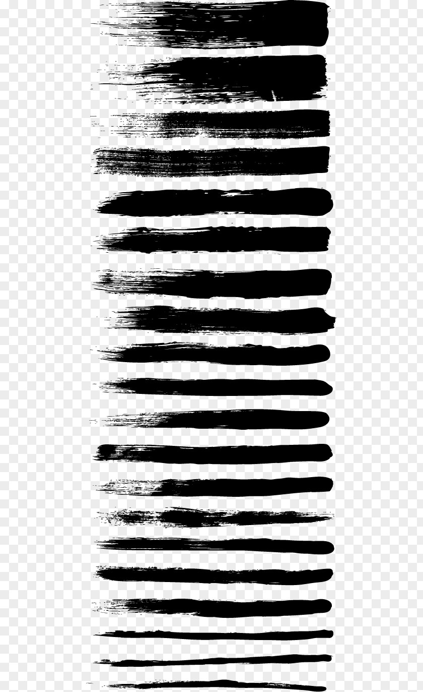 Practical Black Brush Vector Material Ink Painting Drawing PNG
