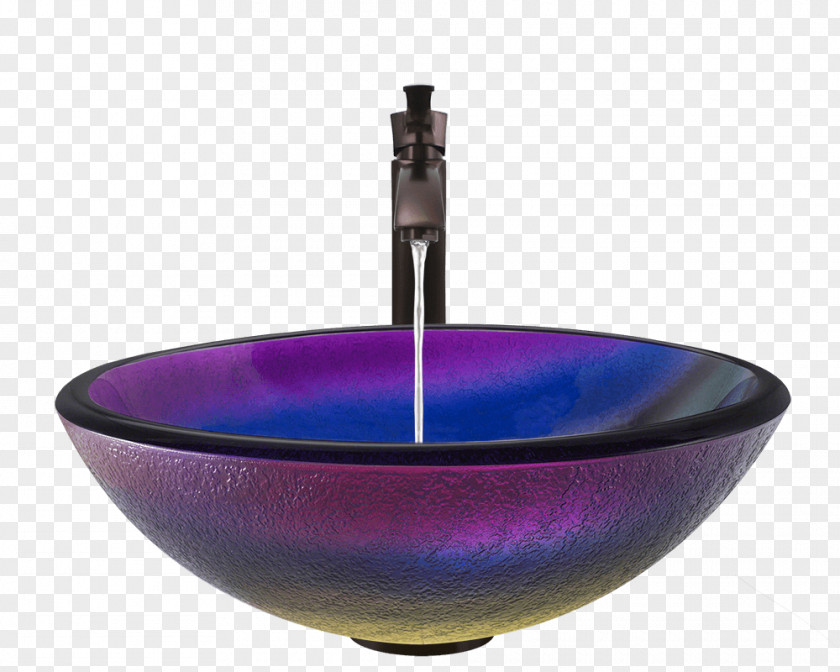 Sink Bowl Tap Toughened Glass PNG