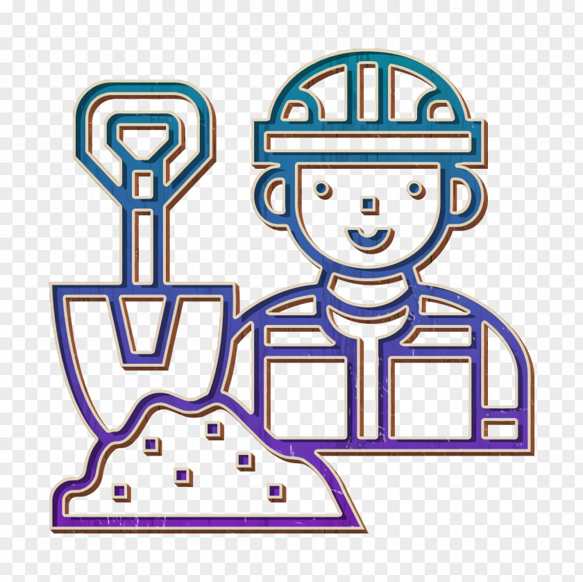 Builder Icon Construction Worker Professions And Jobs PNG