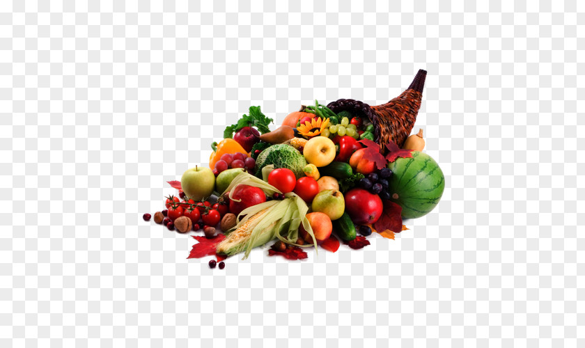 Collection Of Vegetables And Fruits Cornucopia Horn Thanksgiving Clip Art PNG