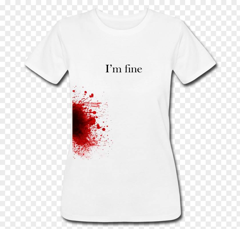T-shirt Jersey Blood Red Top PNG