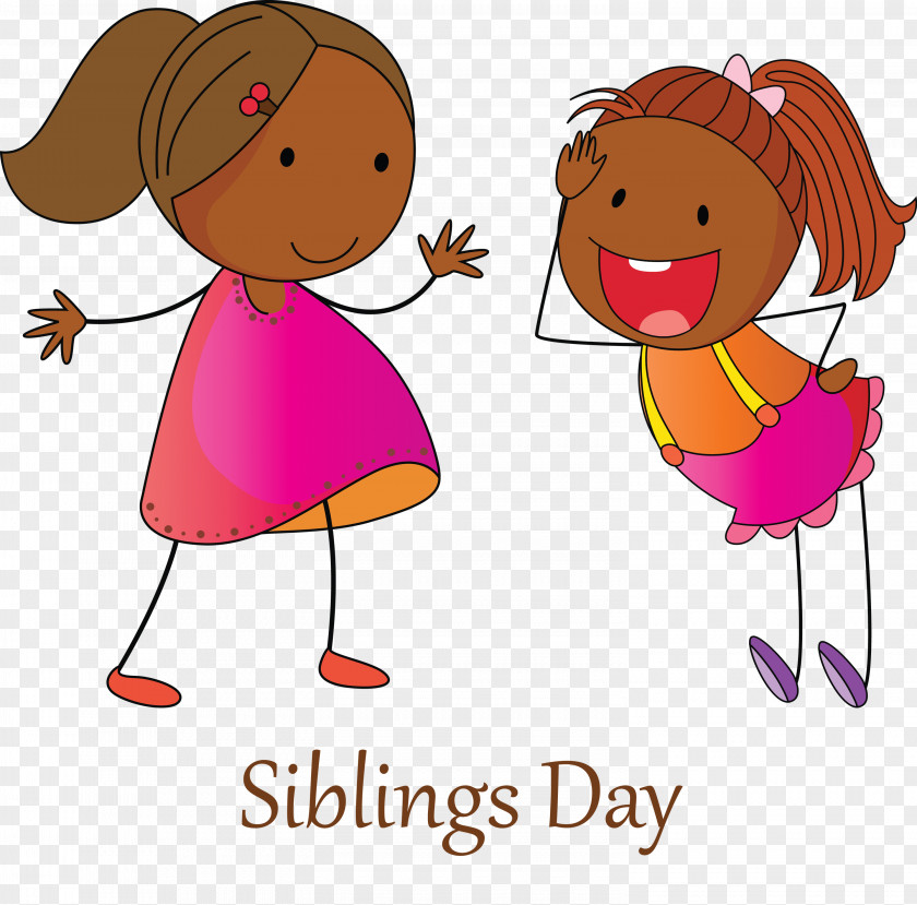 Happy Siblings Day PNG