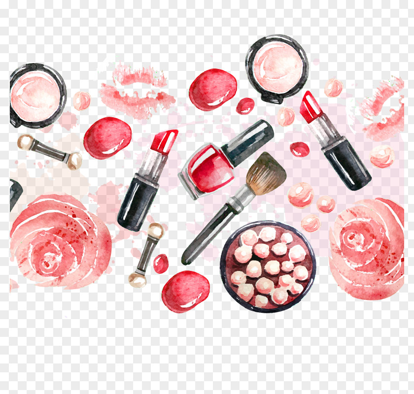 Makeup Vector Background Lip Balm Cosmetics Lipstick Beauty Parlour Cosmetic Packaging PNG