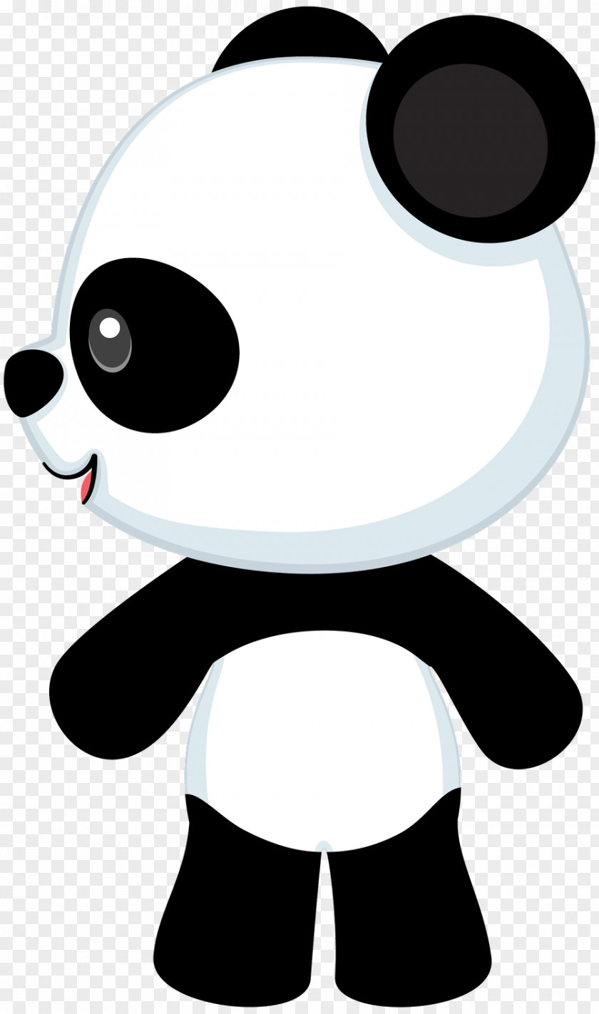 Panda Giant Bear Red Cuteness Clip Art PNG