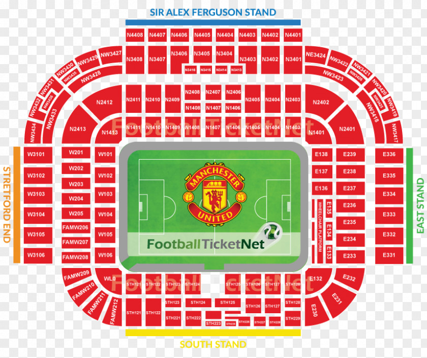 Seating Plan Old Trafford Manchester United F.C. Stadium Derby Sevilla FC PNG