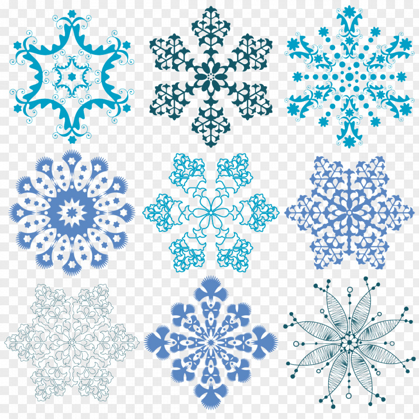 Variety Snowflake Style Royalty-free Stock Photography Clip Art PNG