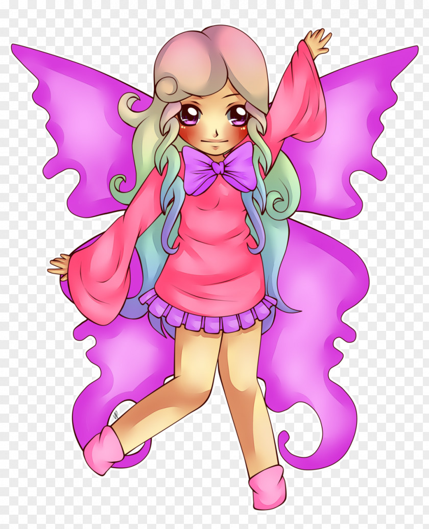 Fairy Doll Pink M Clip Art PNG