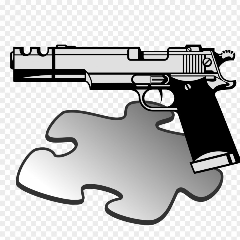 Pistol Firearm Clip Art PNG