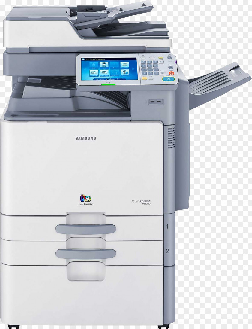 Printer Multi-function Samsung CLX-9250ND Laser Printing Photocopier PNG