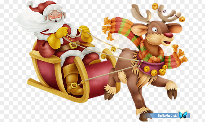 Reindeer Santa Claus Ded Moroz Christmas Ornament Snegurochka PNG