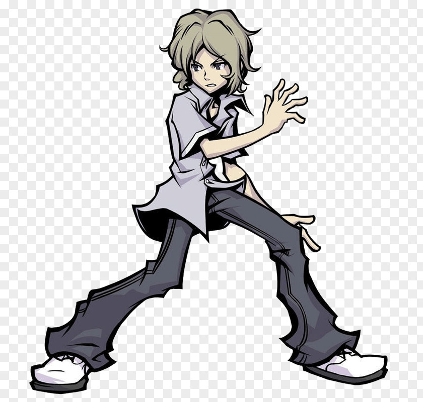 Rhyme The World Ends With You Character Concept Art Model Sheet PNG