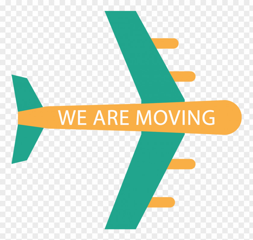 We Are Moving Airplane PNG