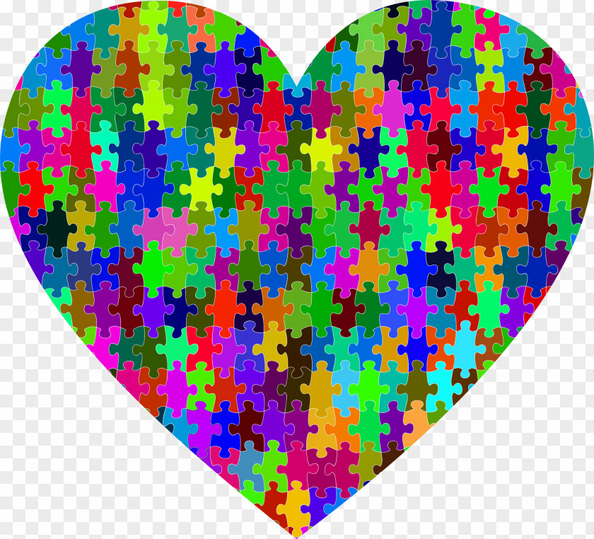 Puzzle Jigsaw Puzzles Heart Awareness Desktop Wallpaper PNG