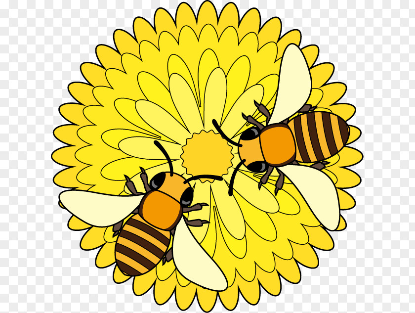 Bee Honey Monarch Butterfly Insect Clip Art PNG
