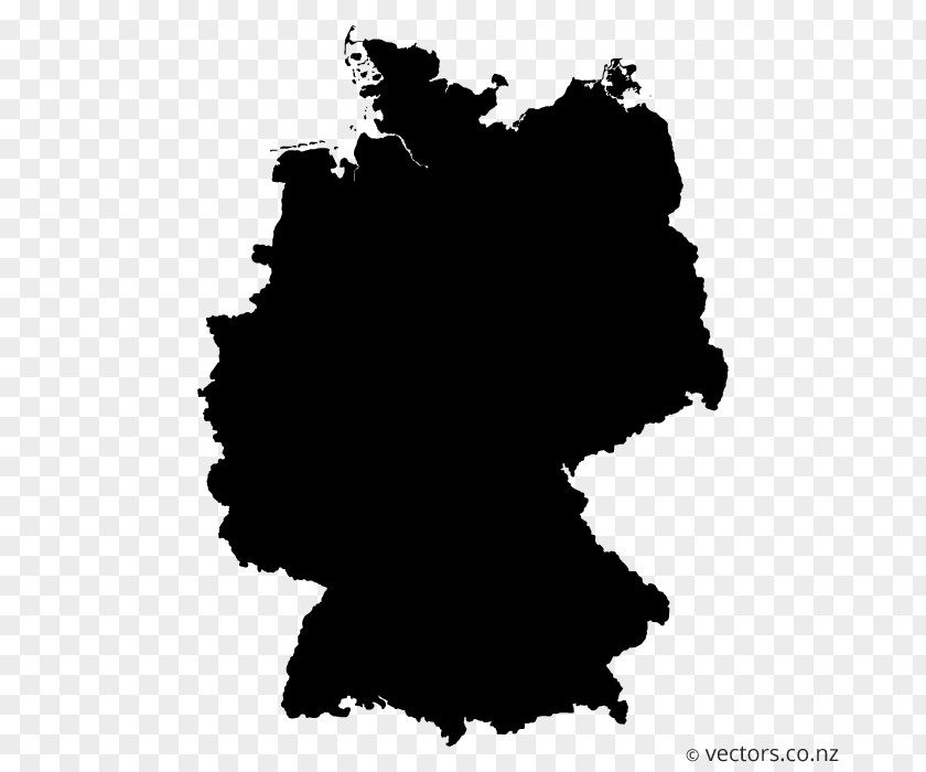 Grey Background Germany Vector Map Royalty-free PNG