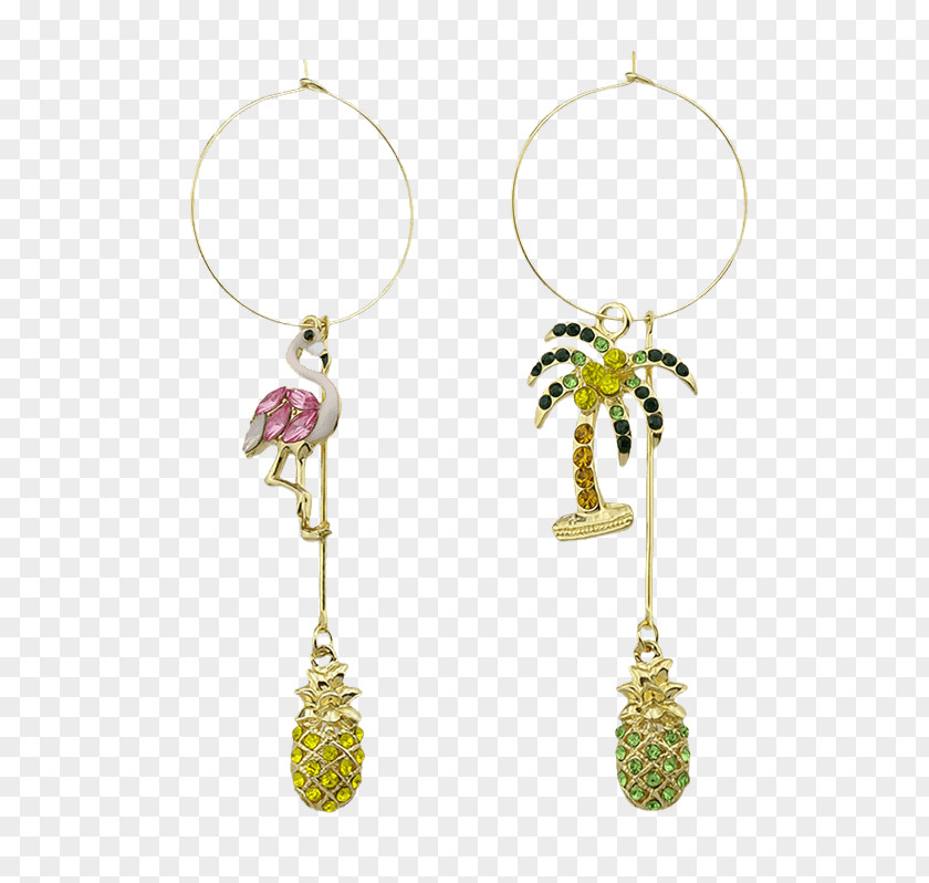 Pineapple Coconut Earring Robe Jewellery Bracelet Gold PNG