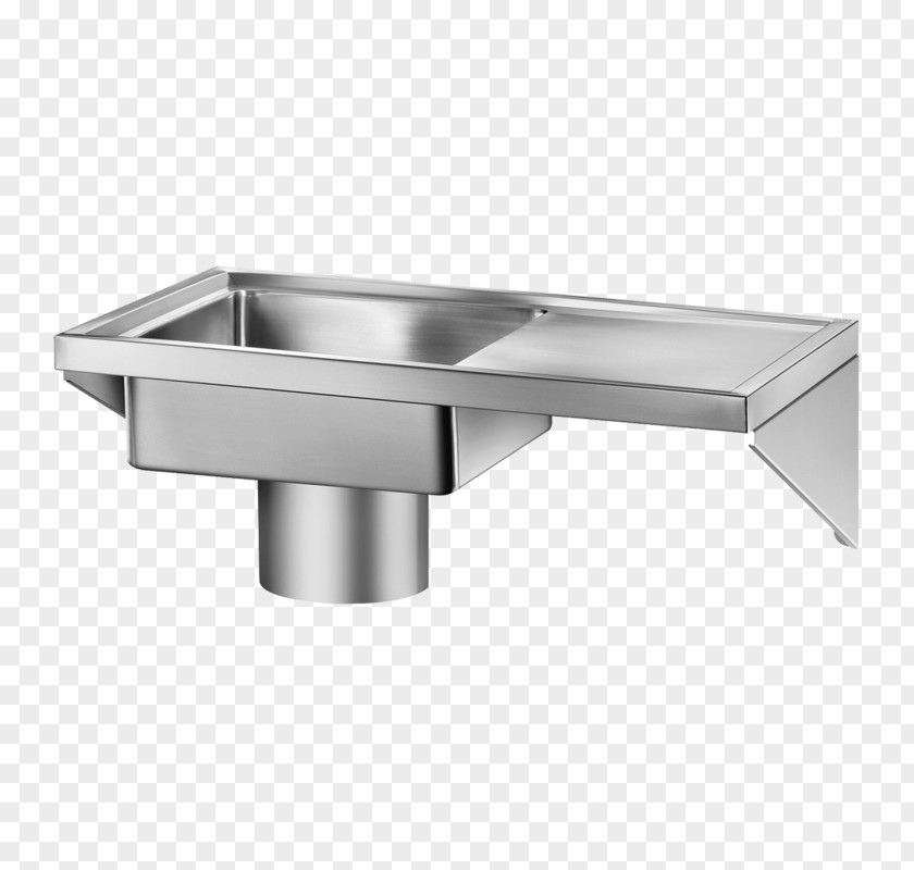 Sink Stainless Steel Kitchen Plaster Wall PNG