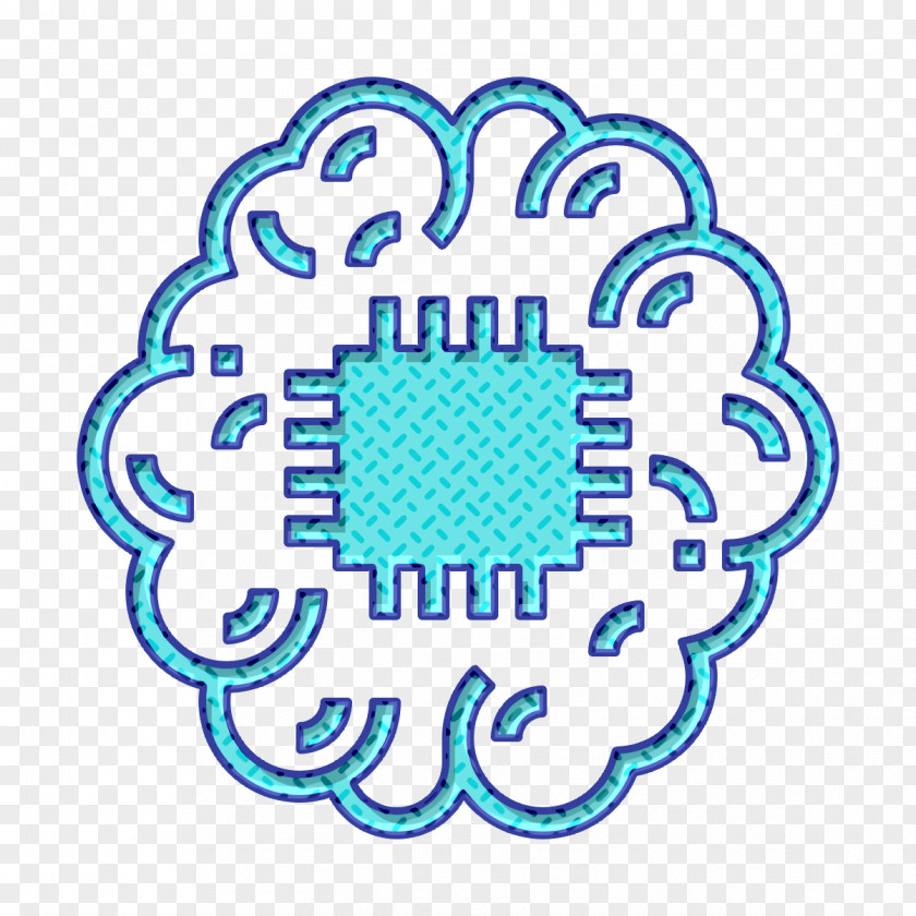 AI Icon Artificial Intelligence Brain PNG