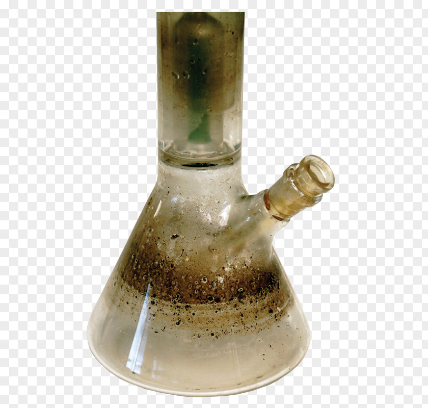 Glass Bottle Bong Smoking Pipe Cannabis PNG