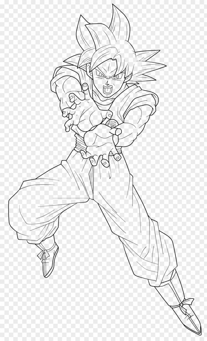 Goku Trunks Super Saiyan Paragus PNG