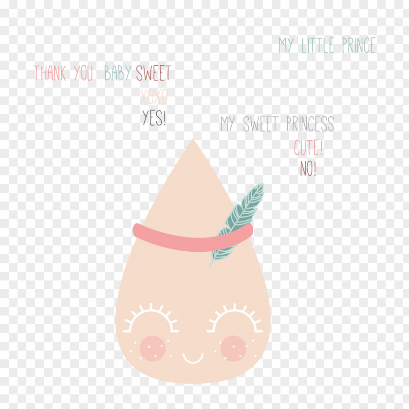 Meng Cute Pet Text Nose Illustration PNG