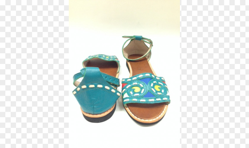 Sandal Shoe Turquoise PNG