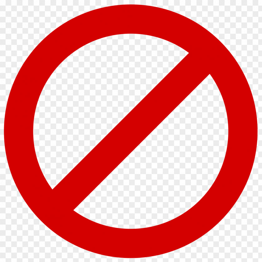 Forbidden No Symbol Sign Clip Art PNG